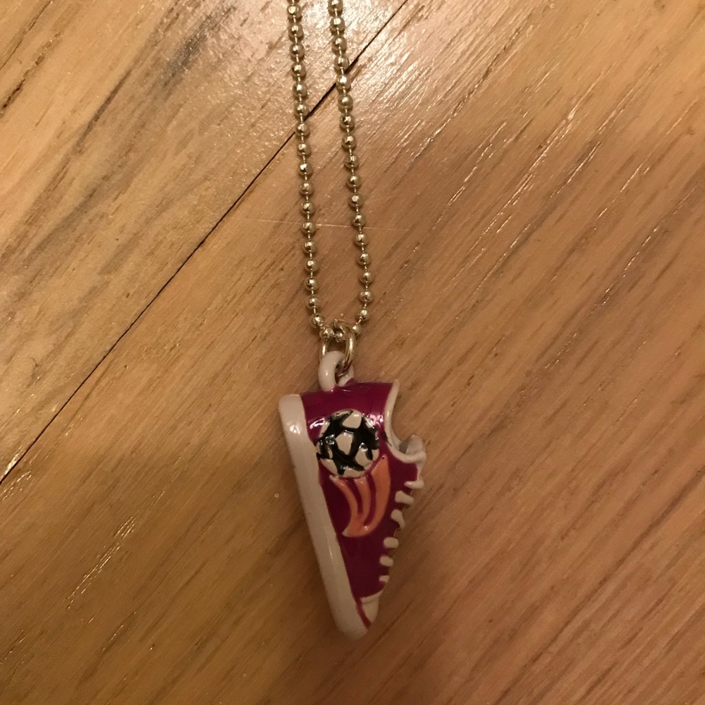Soccer Shoe Necklace